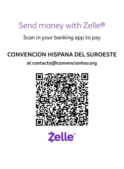 contacto@convencionhso.org Zelle QR Code